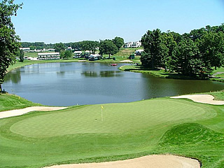 16th hole TPC River Highlands
